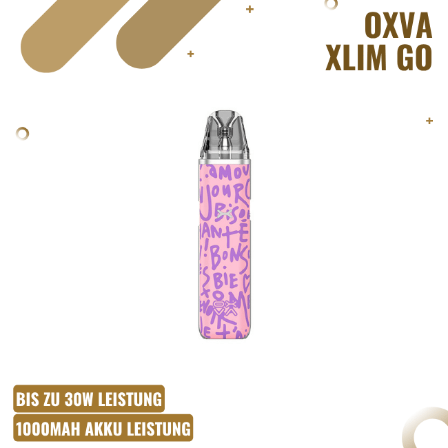 OXVA Xlim Go - Pod Kit - Graffiti Pink