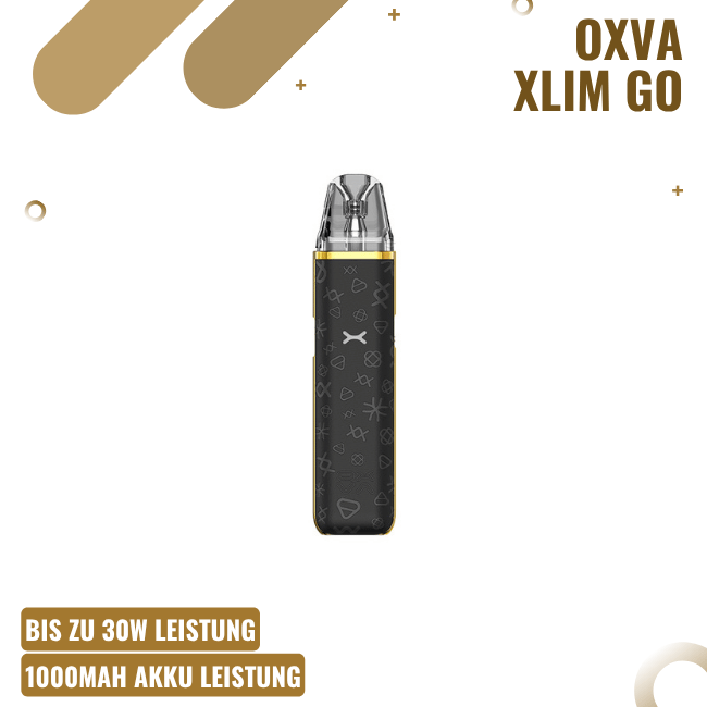 OXVA Xlim Go - Pod Kit - Luxe Black