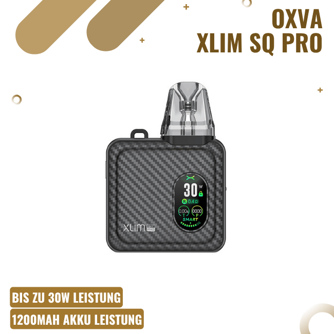 OXVA Xlim SQ Pro - Pod Kit - Black Carbon