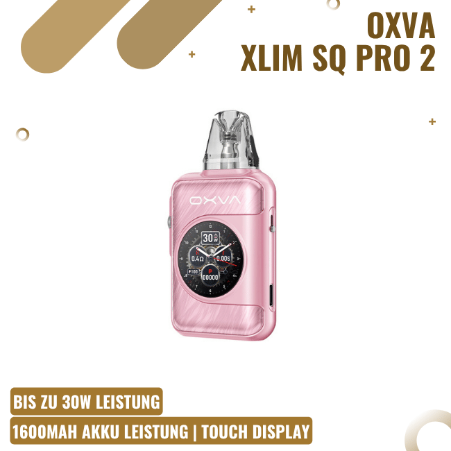 OXVA Xlim SQ Pro 2 - Pod Kit - Dream Pink