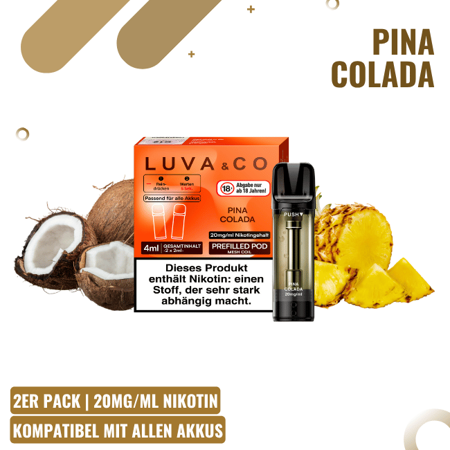 Luva & Co Pods - Pina Colada - 2er Pack