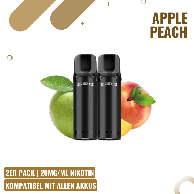 SKE Crystal Pro 800 - Apple Peach - 2er Pack