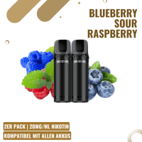 SKE Crystal Pro 800 - Blueberry Sour Raspberry - 2er Pack