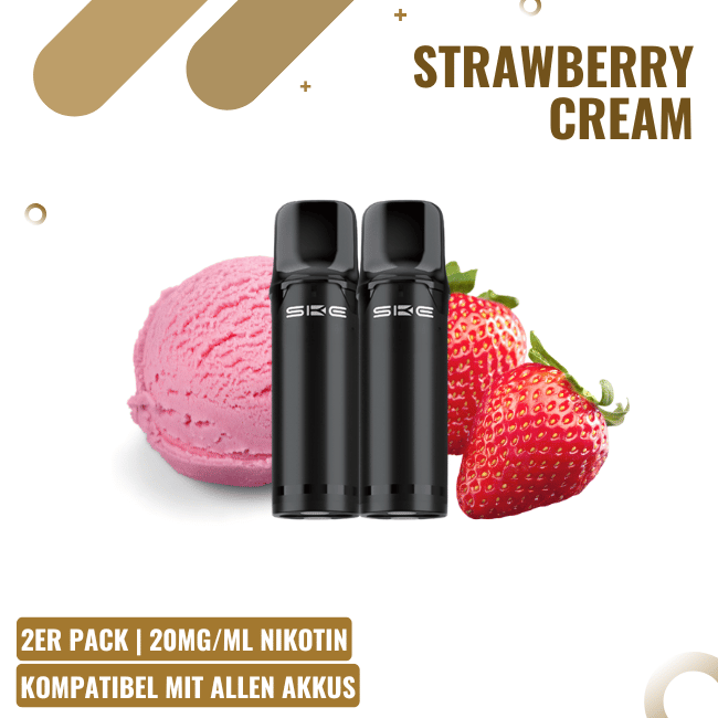 SKE Crystal Pro 800 - Strawberry Cream - 2er Pack