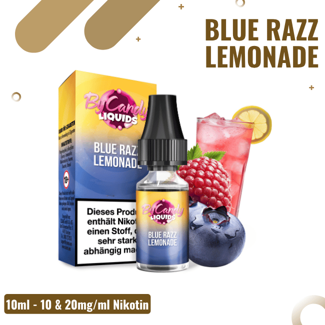 By Candy Liquid NicSalt - Blue Razz Lemoande