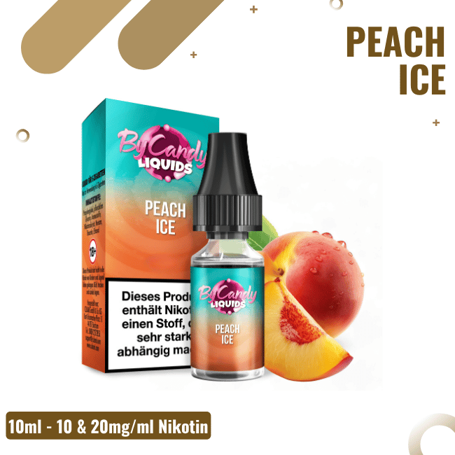 By Candy Liquid NicSalt - Peach Ice