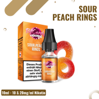 By Candy Liquid NicSalt - Sour Peach Rings