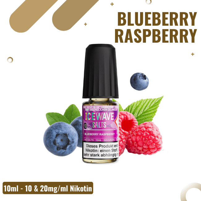 Icewave Salts - Liquid - Blueberry Raspberry - 10mg Nikotin