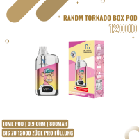 RandM Tornado Digital Box 12000 - Yellow Pink