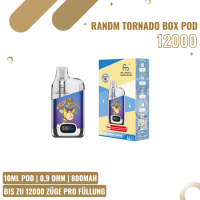RandM Tornado Digital Box 12000 - Blue Lila