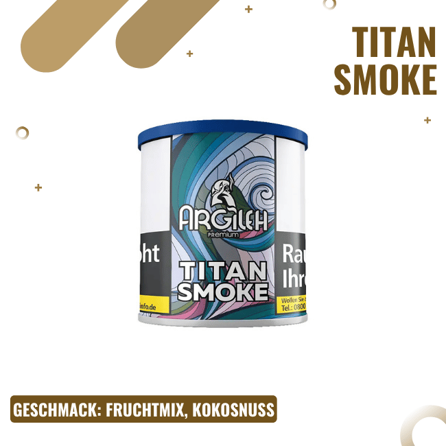 Argileh Tobacco 200g - Titan Smoke - 28,90€ Banderole