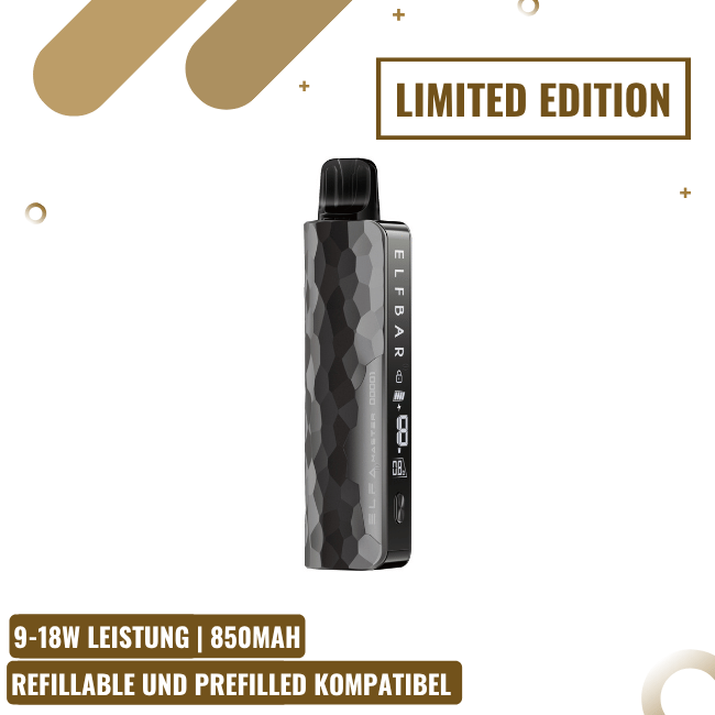 Elf Bar ELFA Master - Pod Kit - Limited Edition - Meteor Grey