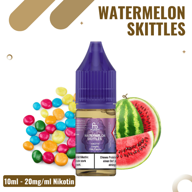 RandM Tornado Nicsalt Liquid 10ml - Watermelon Skittles - 0mg/ml