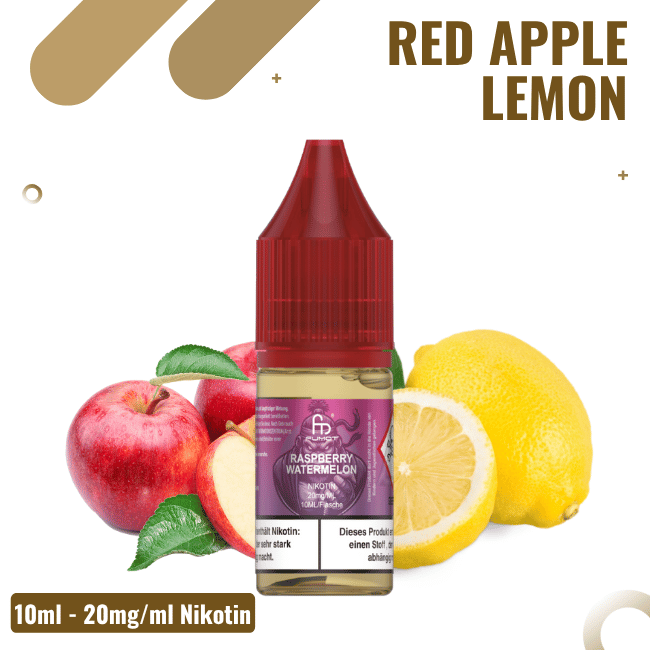 RandM Tornado NicSalt Liquid 10ml - Red Apple Lemon -...