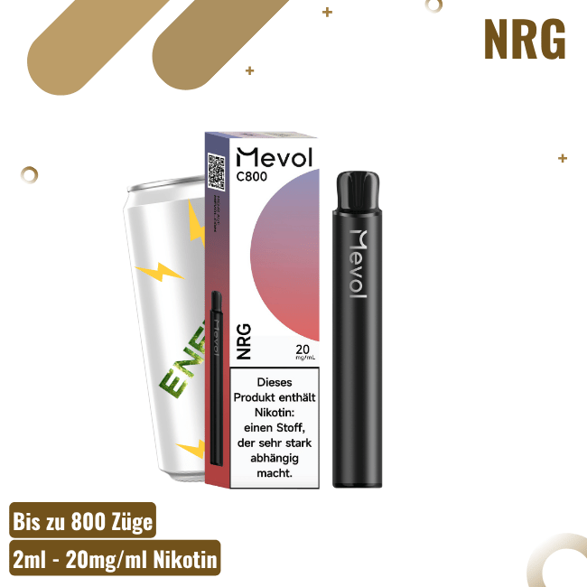 Mevol C800 Vape - NRG - 20mg/ml