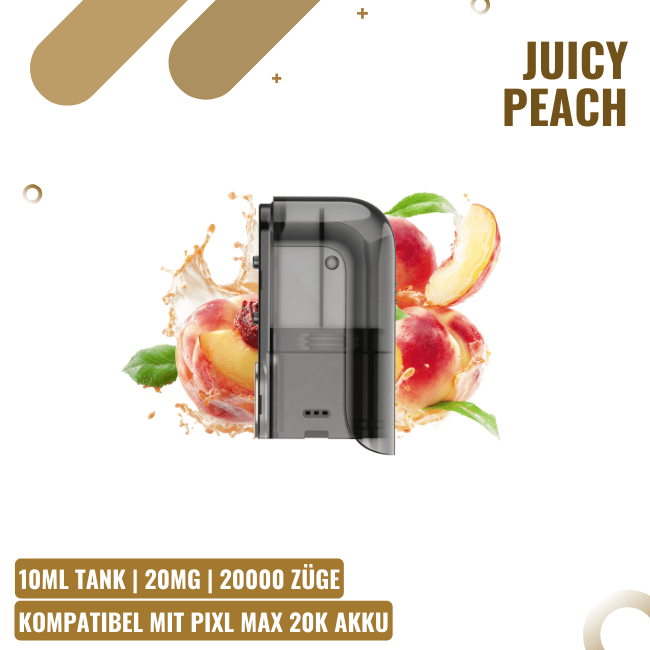 Pixl Max 20K Pod 10ml - Juicy Peach