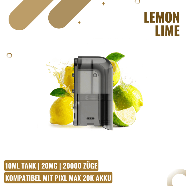 Pixl Max 20K NOW Pod 10ml - Lemon Lime