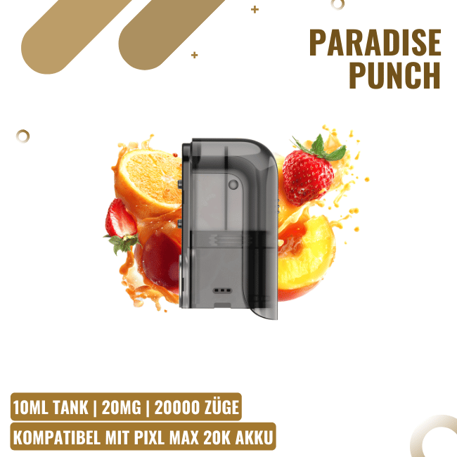 Pixl Max 20K NOW Pod 10ml - Paradise Punch