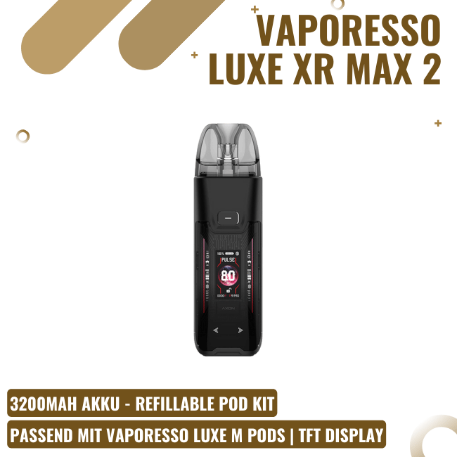 Vaporesso Luxe XR Max 2 Pod Kit - Black