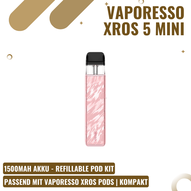 Vaporesso XROS 5 Mini Pod Kit - Flowing Pink