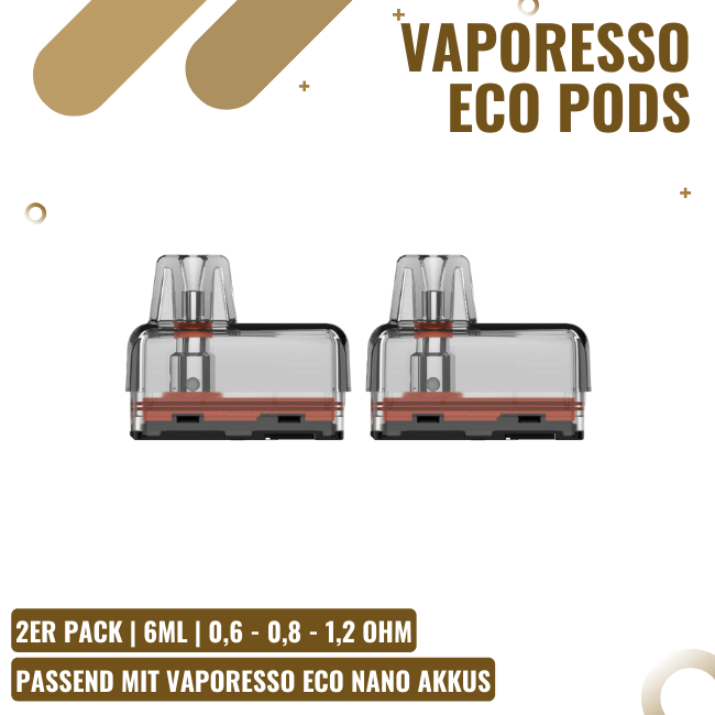 2 Vaporesso Eco Nano Pods
