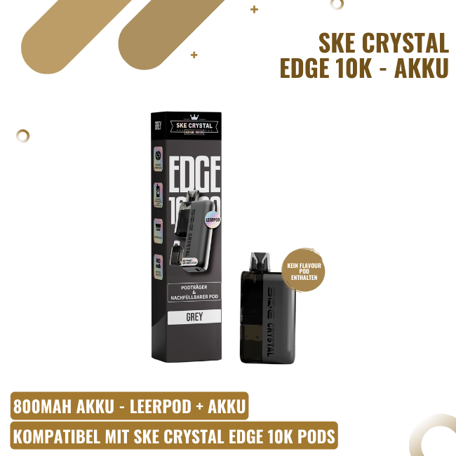 SKE Crystal Edge 10K - Akku - Grey