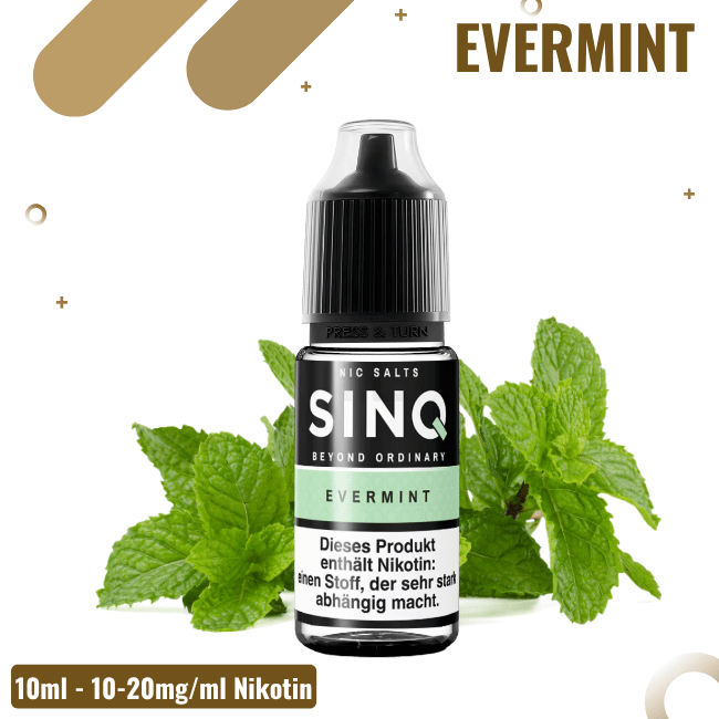 Sinq Liquid - Evermint - Nicsalt - 20mg Nikotin