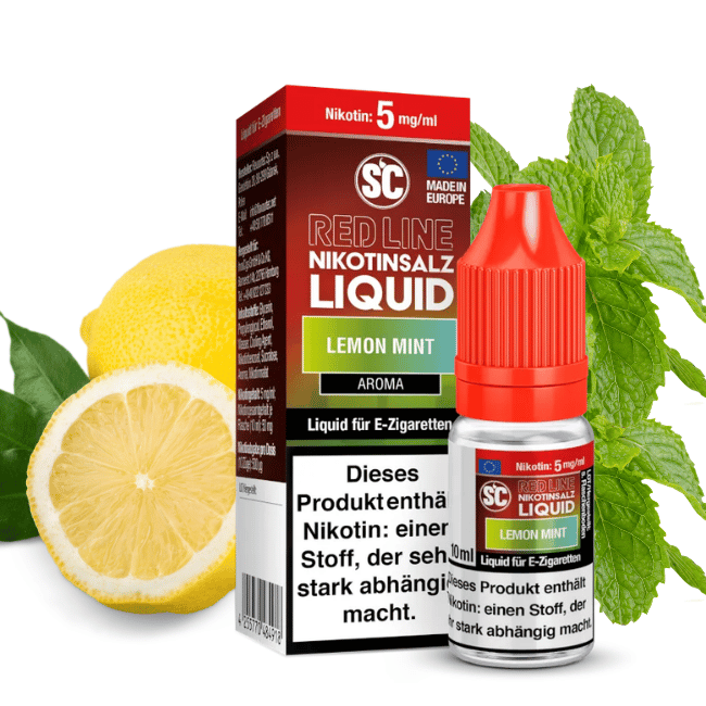 SC Liquid 10ml - Red Line - Lemon Mint - 5mg/ml
