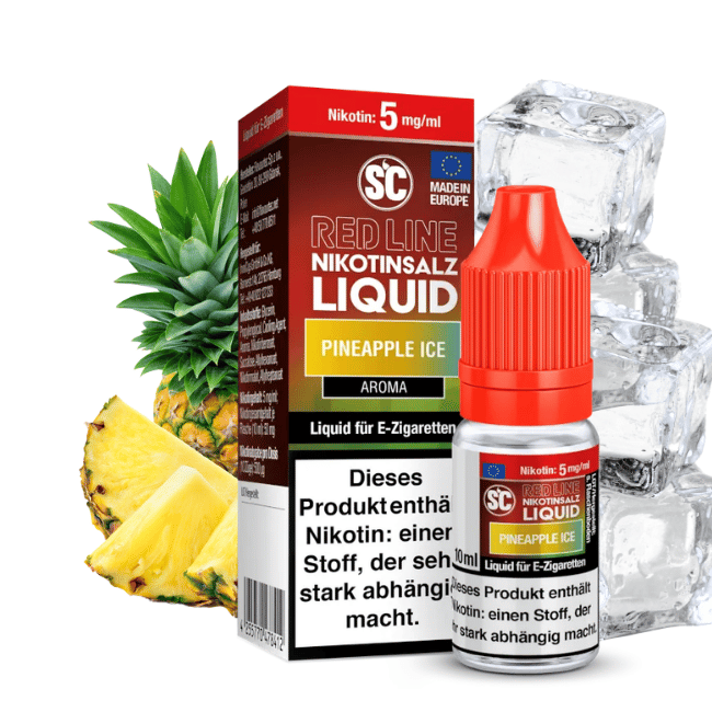SC Liquid 10ml - Red Line - Pineapple Ice - 5mg/ml