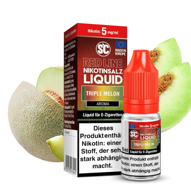 SC Liquid 10ml - Red Line - Triple Melon - 0mg/ml