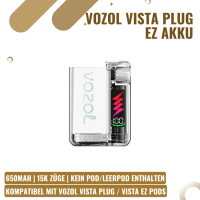 Vozol Vista Plug EZ Akku - Platinum Silver