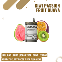 Vozol Vista Plug EZ 15K Pod 10ml - Kiwi Passion Fruit Guava