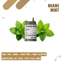 Vozol Vista Plug EZ 15K Pod 10ml - Miami Mint