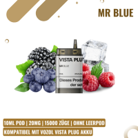 Vozol Vista Plug EZ 15K Pod 10ml - Mr. Blue