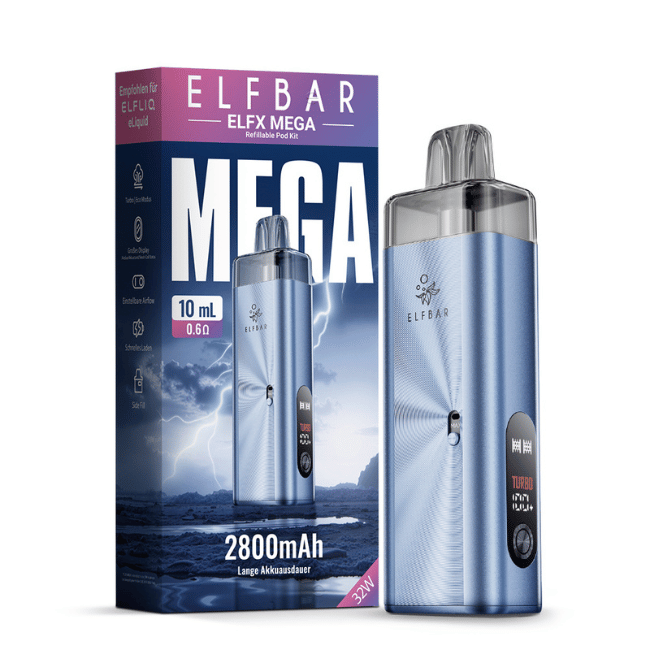 Elf Bar ELFX Mega - Pod Kit - Cyan