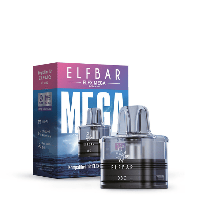 Elf Bar ELFX Mega - Refillable Pod - 5ml - 0,8 Ohm