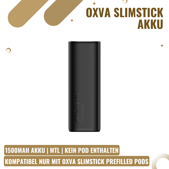 OXVA Slimstick Akku - Black
