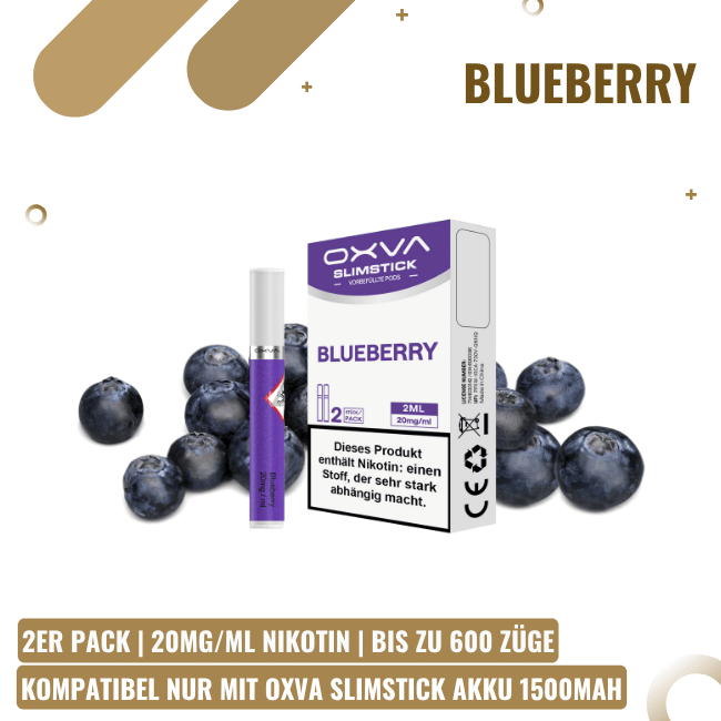 OXVA Slimstick Pods - Blueberry - 2er Pack