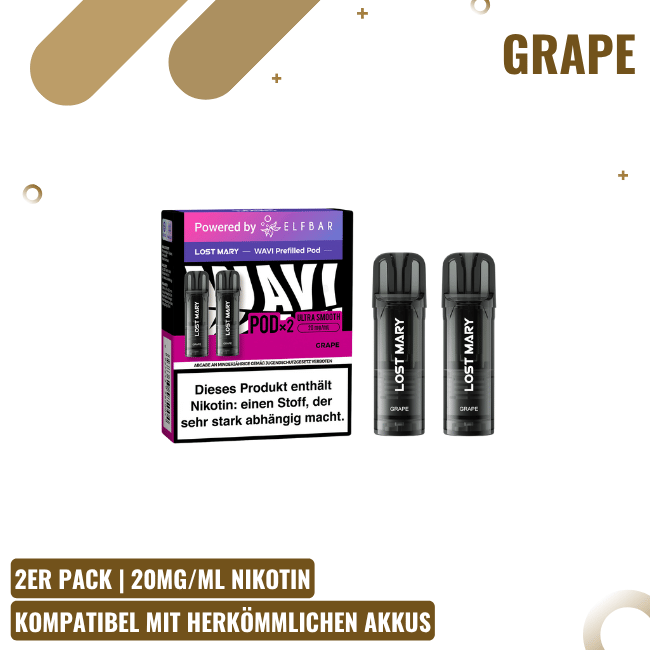 Lost Mary Wavi Pods - Grape - 2er Pack