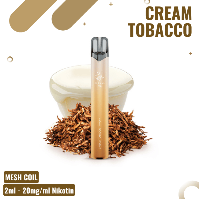 Elf Bar 800 - Cream Tobacco