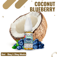 Elf Bar Elfliq 10ml - Coconut Blueberry - 10mg Nikotin