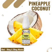 Elf Bar Elfliq 10ml - Pineapple Coconut - 10mg Nikotin