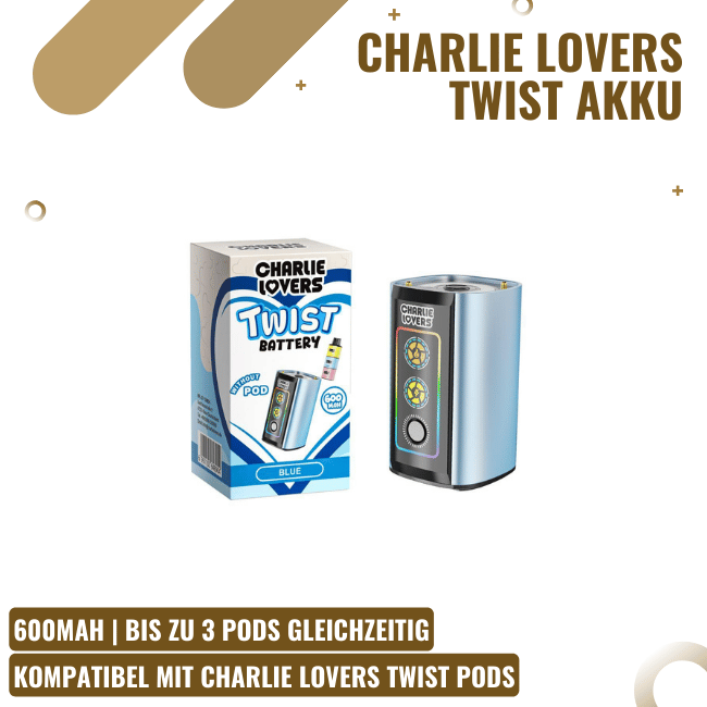 Charlie Lovers Twist - Akku - Blue