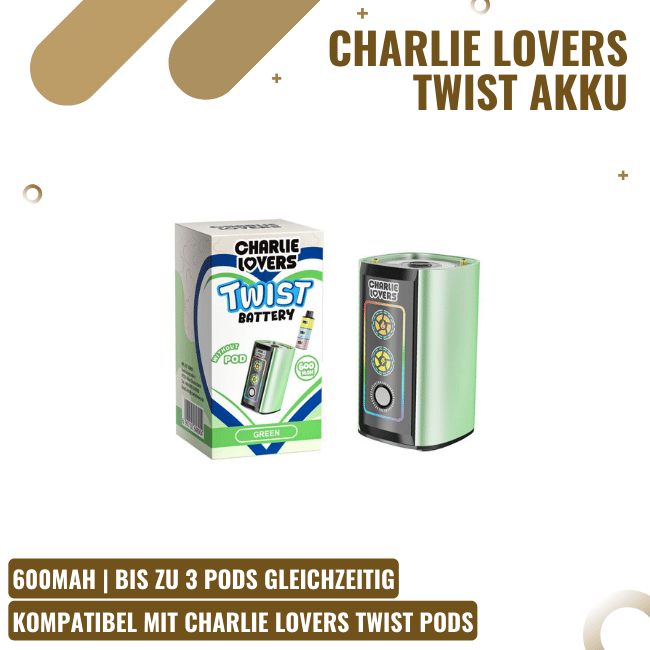 Charlie Lovers Twist - Akku - Green