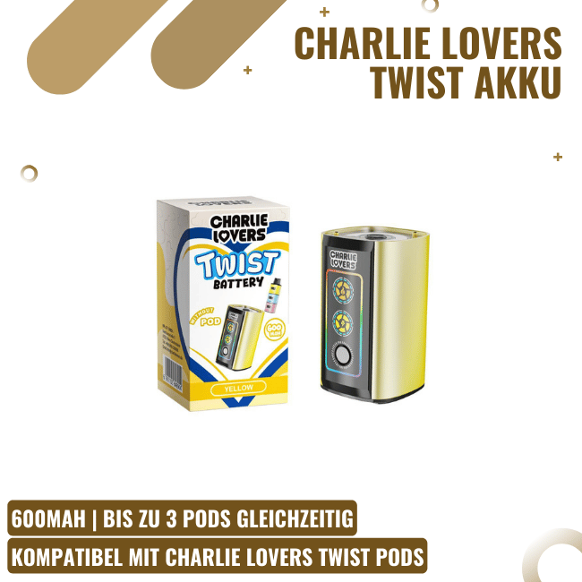 Charlie Lovers Twist - Akku - Yellow