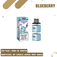 Charlie Lovers Twist - Pods - Blueberry - 2er Pack