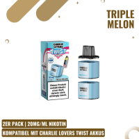 Charlie Lovers Twist - Pods - Triple Melon - 2er Pack