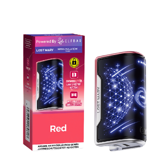 Lost Mary Nera Max 15K - Akku - Rot