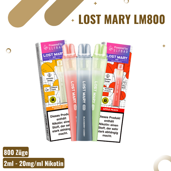 Lost Mary 800 - Alle Sorten