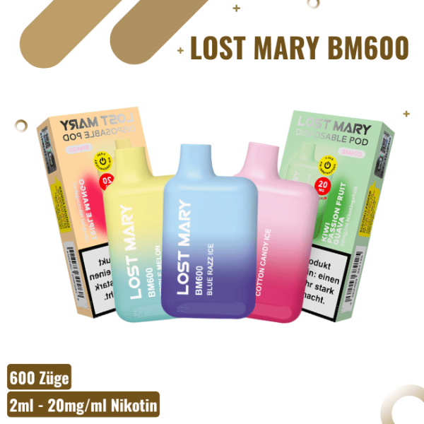 Lost Mary BM600 – Einweg Vape 600 Züge kaufen, 4,99 €